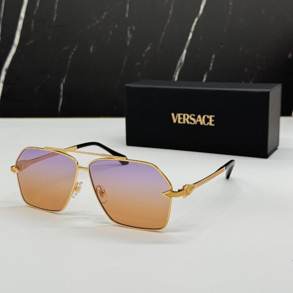 NEW VERSACE VE2284 1002/EL SUNGLASSES WOMEN GOLD/PINK VE2284 1002EL EYEWEAR main image 8